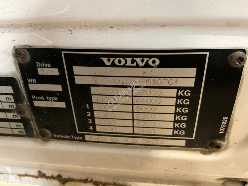 شاحنة Volvo 480 8x4 Hiab 28 Tonmeter laadkraan