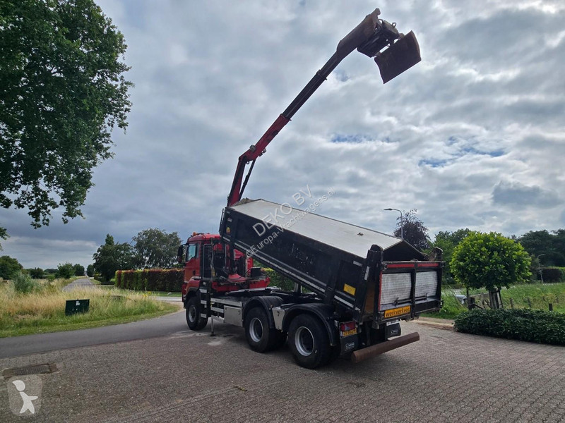 شاحنة MAN 33.400 6X6 BH WVT WS Z-crane/TIPPER!!...