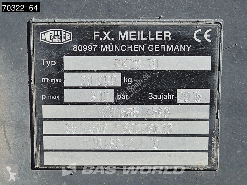 شاحنة Mercedes 2645 6X4 Gancho Meiller 20t...