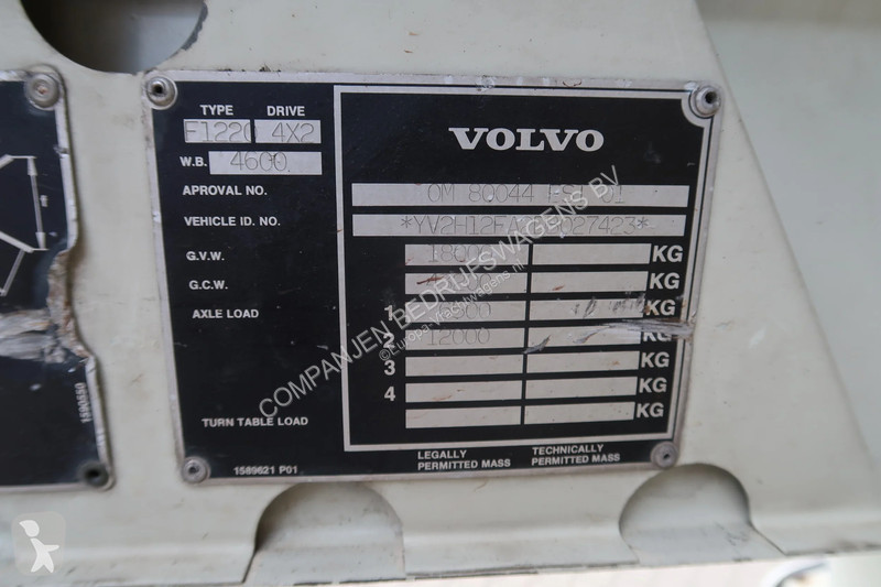 شاحنة Volvo F 12 -20 6x2