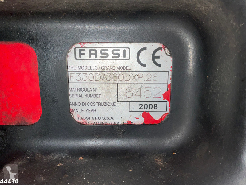 شاحنة DAF 85.510 6x4 Euro 6 Retarder Fassi 36...