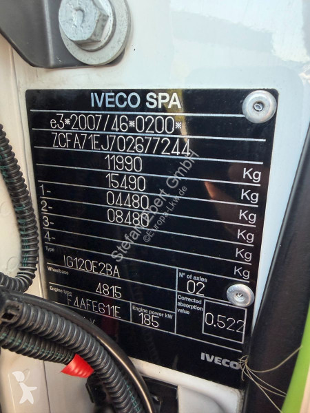 شاحنة Iveco ML120E25 LBW PAlfinger 1.500kg 3 Sitze
