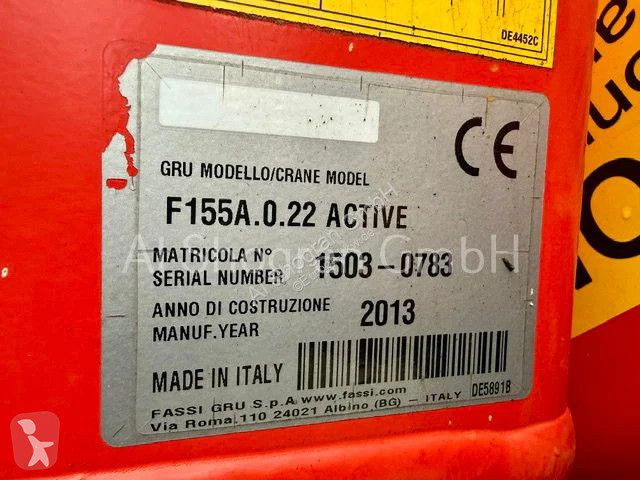 Camion Mercedes 3241 8x4/Abrollkipper+Fassi...