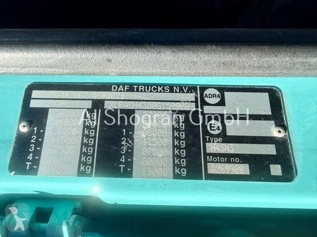 شاحنة DAF 6x2/Standklima/Eu6/Komplettzug