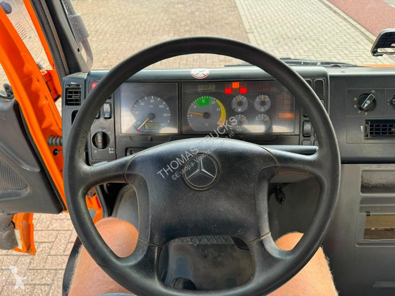 Camion Mercedes 816 Kraan / 3-zijdige Kipper,...