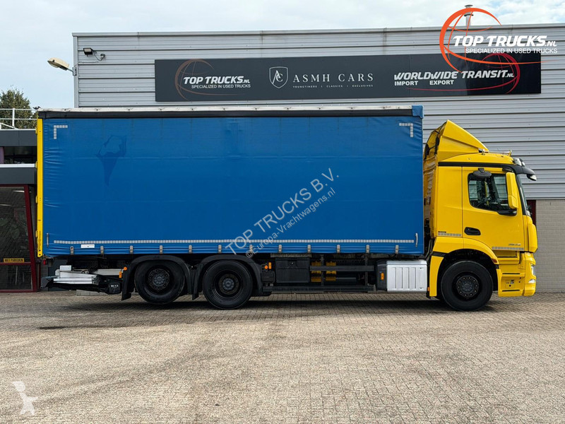 Camión Mercedes 2543 6x2 Retarder - Curtainside...
