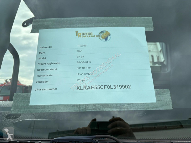 Грузовик DAF 55220 + HMF 735 K2 -- 2X EXT. +...