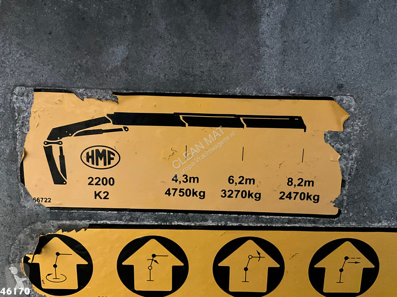 Lastbil Volvo 420 8x4 HMF 22 Tonmeter laadkraan