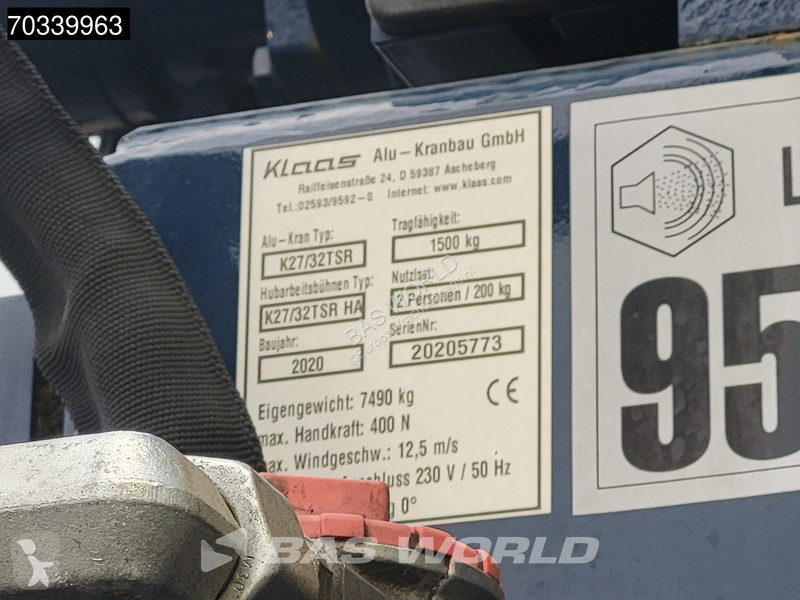 Kamion MAN 8.190  4X2 NL-Truck Klaas K2732TSR...