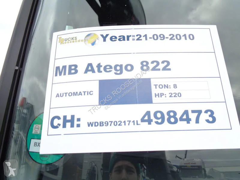 Kamion Mercedes 822 822 + Euro 5 + Dhollandia lift