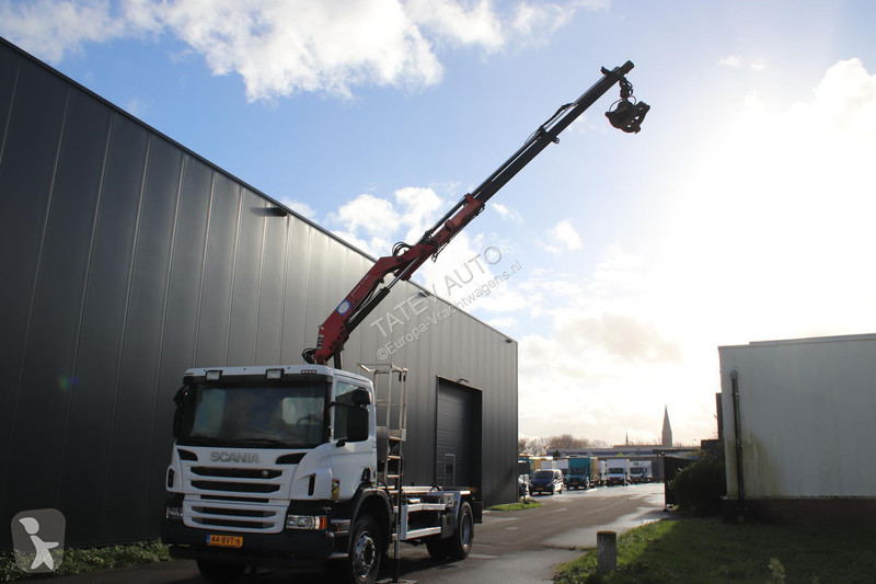 Camion Scania P320 EURO 6 HMF 635 KRAANWAEN...