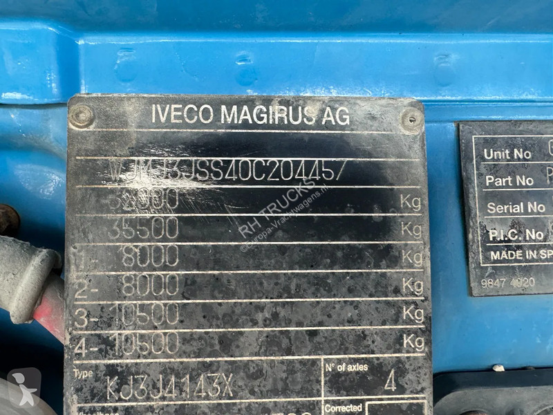 Camion Iveco 410 8X4 CIFA PUMP 24M + MIXER FULL...