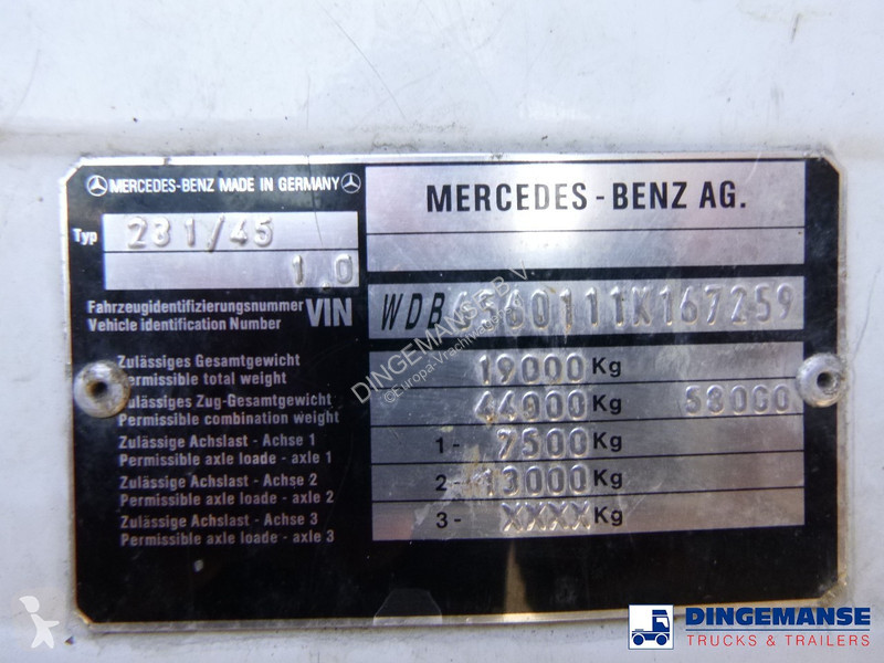 Camião Mercedes SK 4X2 + Palfinger PK13000