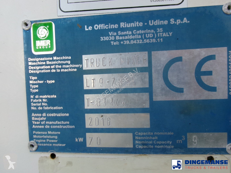 Lastbil MAN 32.360 8X4 Euro 6 Imer concrete...