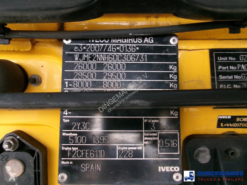 Kamion Iveco 310 6x2 Euro 6 + Atlas 105.2 crane