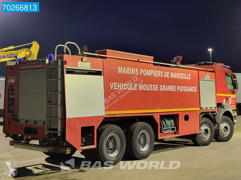Camion Renault 400 8X4 Feuerwehr Telma 12000L...