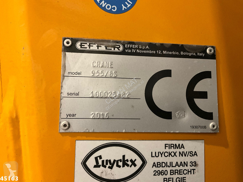 Kamion Renault C 380 8x2 Euro 6 Effer 95...