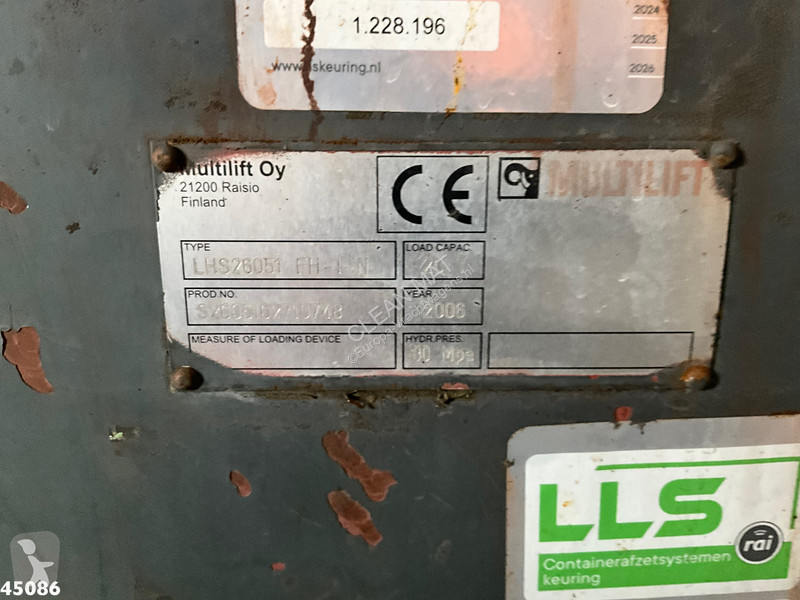 Camion DAF FAS 85  340 Manual Hiab 12 Tonmeter...