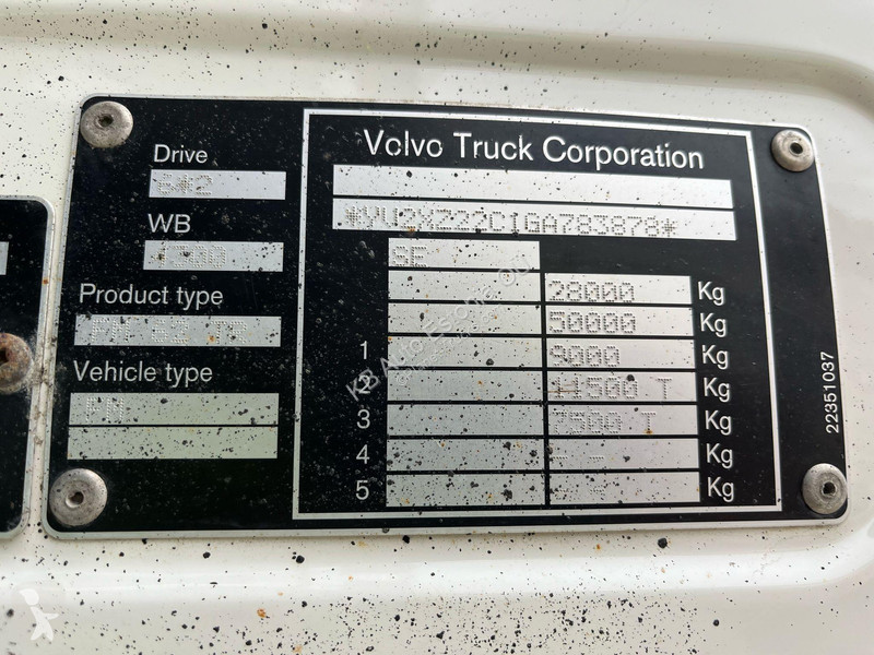 Kamion Volvo 6x2*4 HMF 1120-K4 / TIPPER BOX...