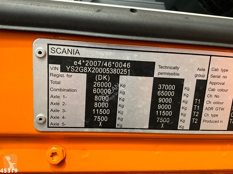 Camion Scania 450 Euro 6 HMF 60 Tonmeter...