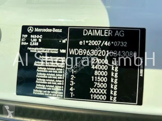 Kamion Mercedes 2545 Retarder/Edscha/Bordwand/LBW