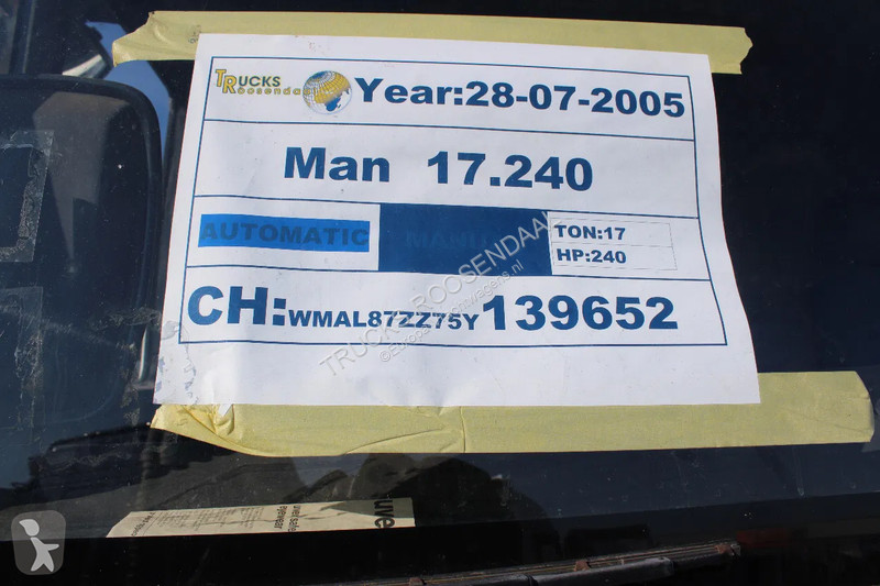 Camion MAN 17.240 + 3PERSON + MANUAL