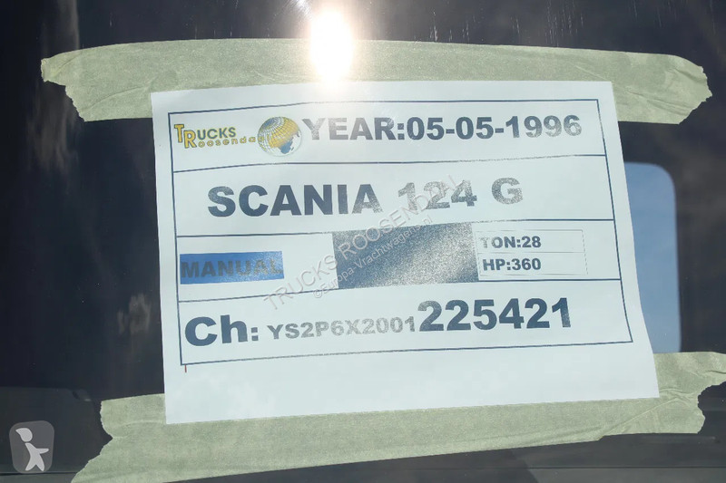 Camion Scania -360 + HOOK + 6X2 + MANUAL + EURO 2