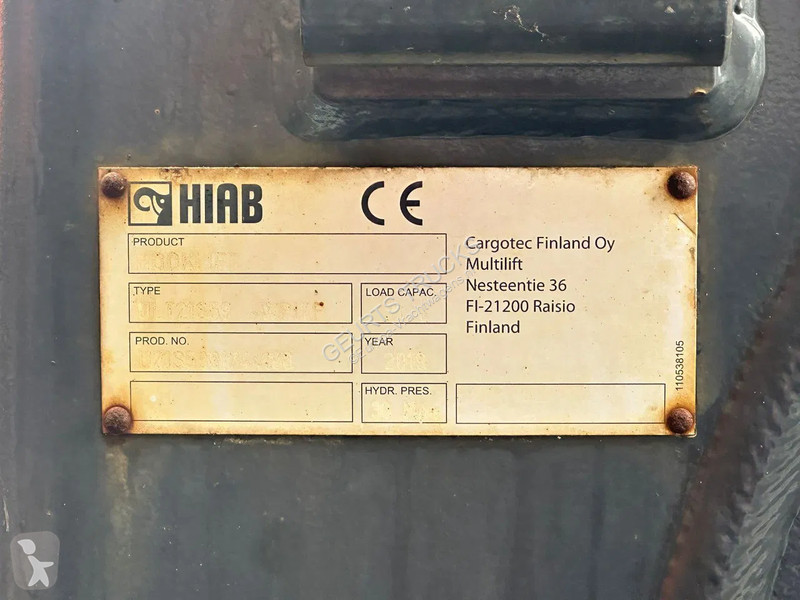 Camion DAF 450 6X2 MET HIAB ULT2159S MULTILIFT...