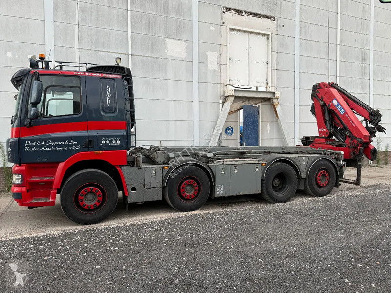 Kamion DAF 85460 8X2 + YEAR 2016 HMF CRANE...