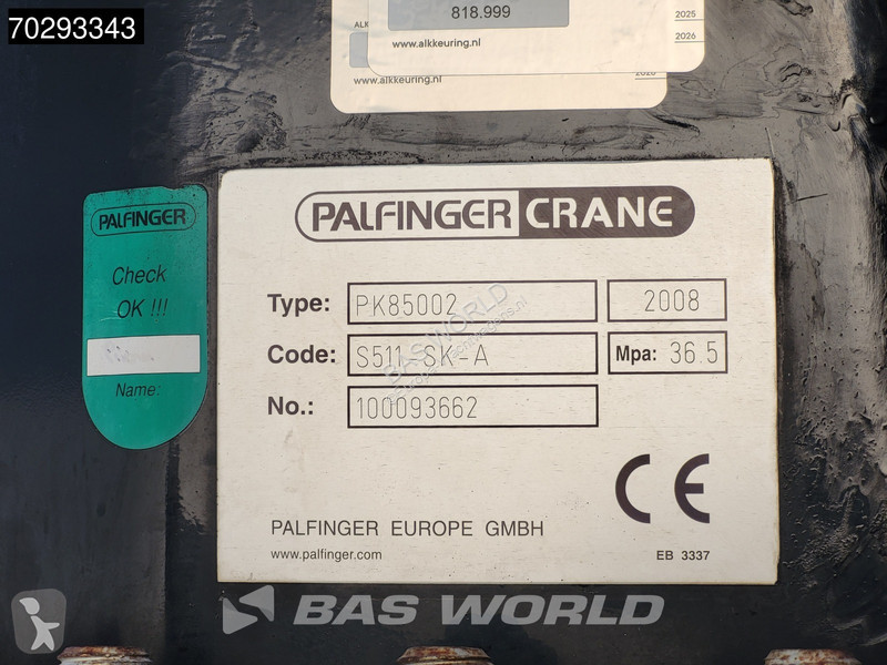 Camion DAF 85.460 8X4 NL-Truck Palfinger...