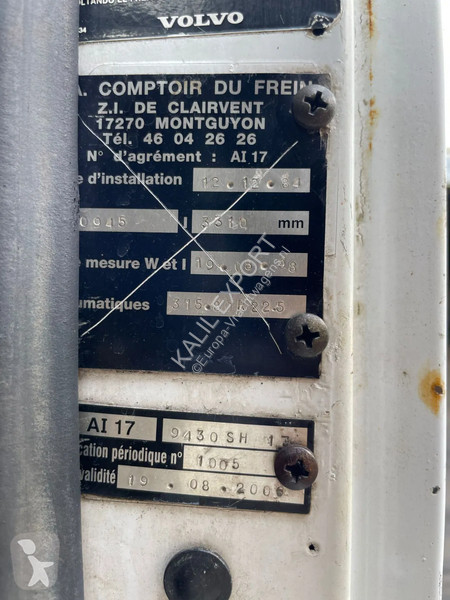 شاحنة Volvo F 12.400 Manuel Gearbox 6x2...