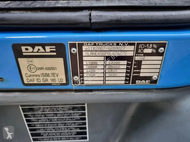 شاحنة DAF 45220 Kuhlkoffer Thermoking T1000R...