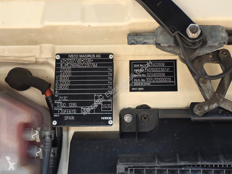 شاحنة مقطورة Iveco 420 / Ladebordwand /...