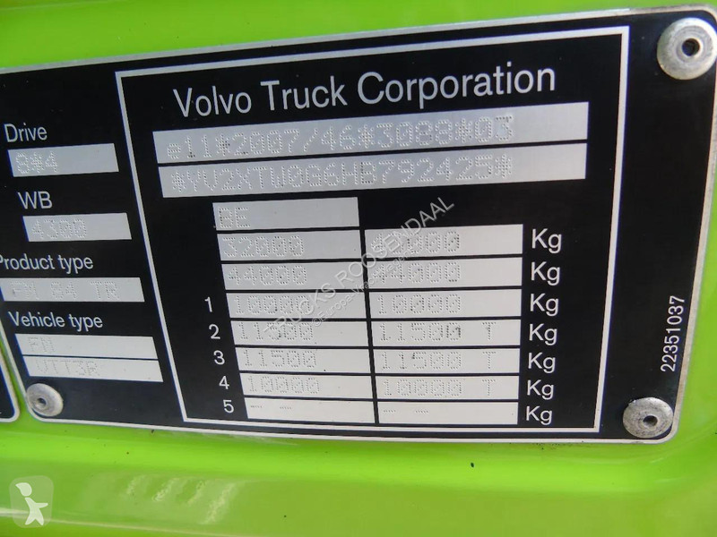 شاحنة Volvo 420 + PALFINGER 23001-EH + 8X4 +...