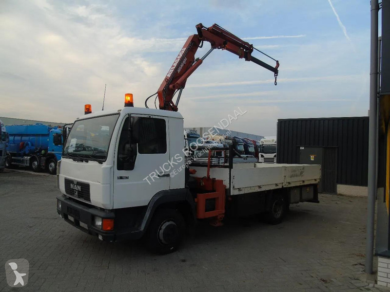 Lastbil MAN 8163 + ATLAS 60.1 + MANUAL + EURO 2...