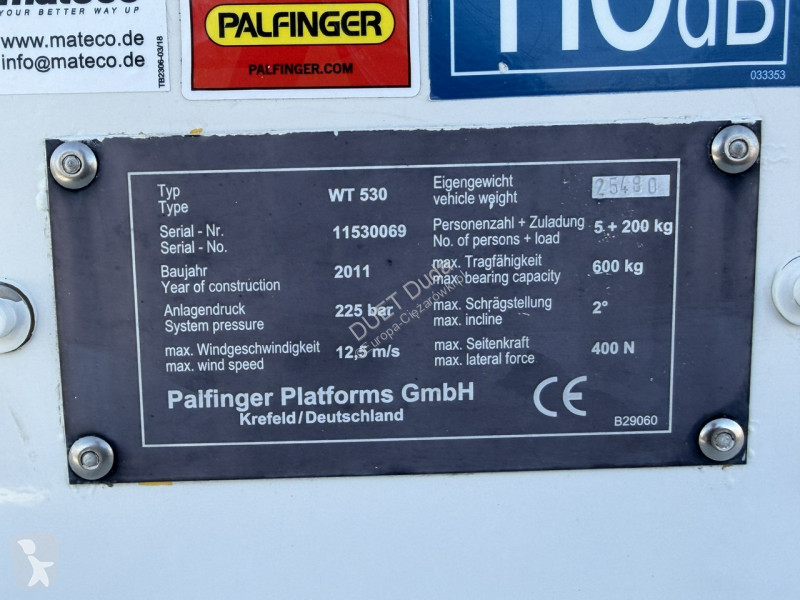 Camion Mercedes ACTROS Zwyżka WUMAG WT 530...