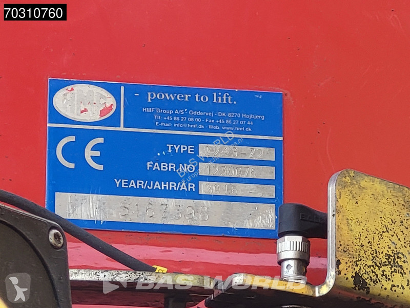 شاحنة MAN 35.480 8X4 HMF 2243-Z2 Crane Kran...