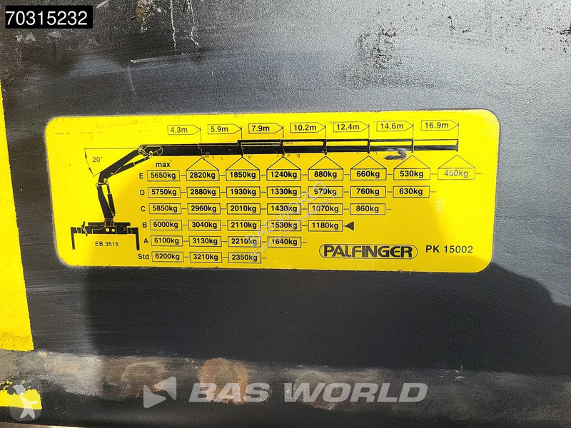 شاحنة Volvo 750 8X2 Palfinger PK15002 Kran...