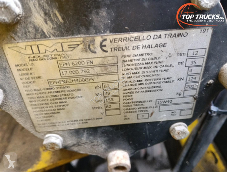 Nosič strojů MAN 35.500 8x2 - Hiab 37.7TM...