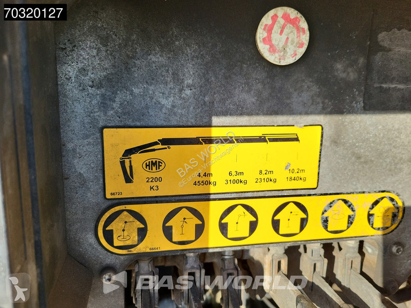 شاحنة Volvo FM 370 6X2 HMF 2200-K3 Kran Crane...