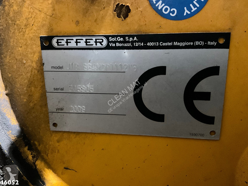 Kamion MAN TGS 8x4 Effer 47 Tonmeter laadkraan...