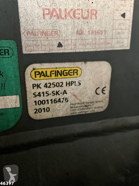 شاحنة DAF FAC 85  410 Palfinger 42 Tonmeter...