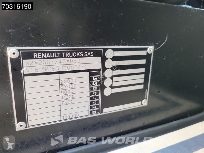 شاحنة Renault T 380 T 6X2 RHD Standklima...
