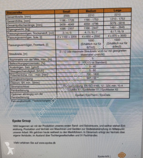 شاحنة  Abrollaufbau Salzstreuer Diesel Separat...