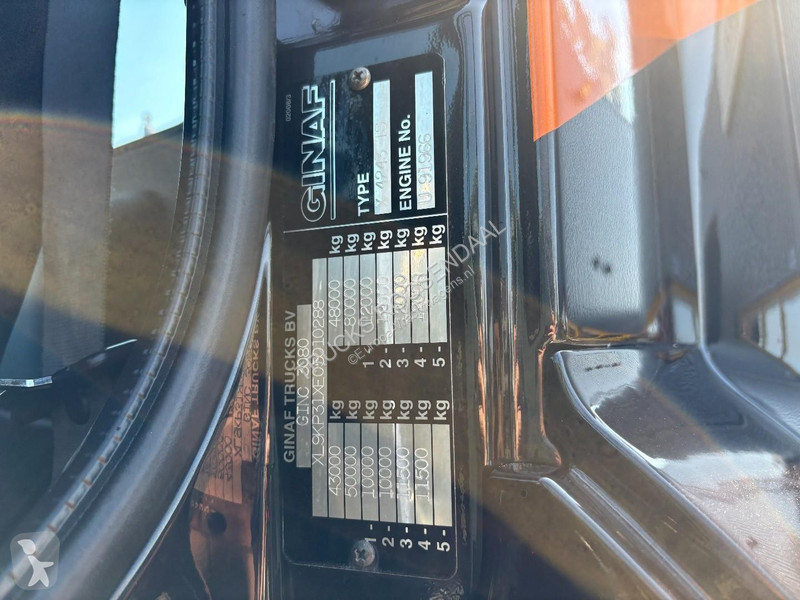 شاحنة Ginaf X 4243 TS HMF 1643 Z2 + 8x4 + HOOK...