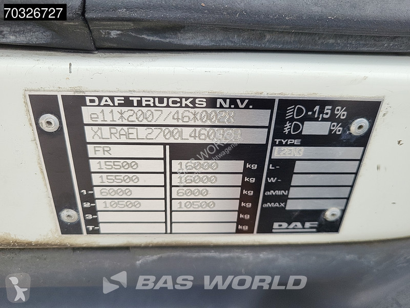 شاحنة DAF 260 4X2 16t Automatic Tailgate Euro 6
