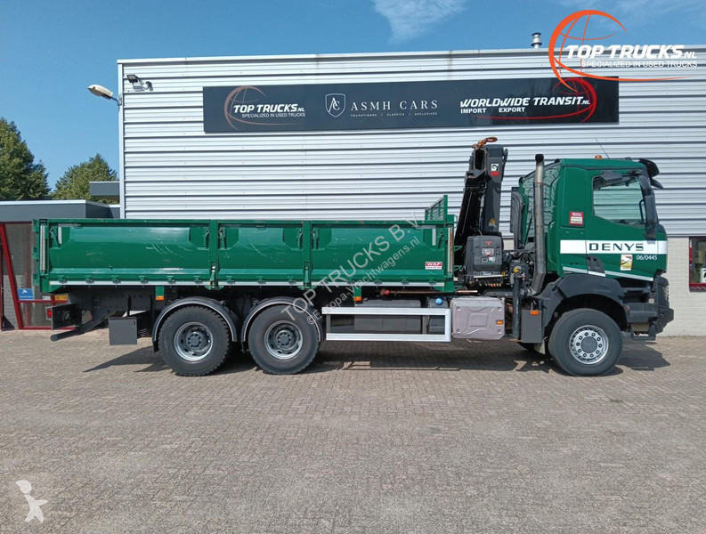 Camion Renault K 460 6x6 -HIAB 18TM Crane,...