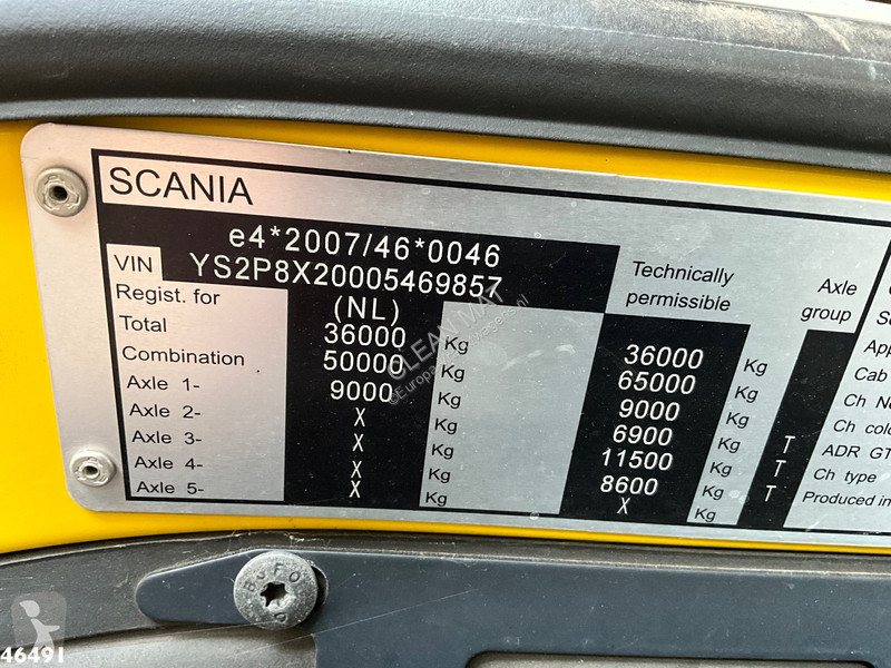 شاحنة Scania 450 Euro 6 HMF 21 Tonmeter laadkraan