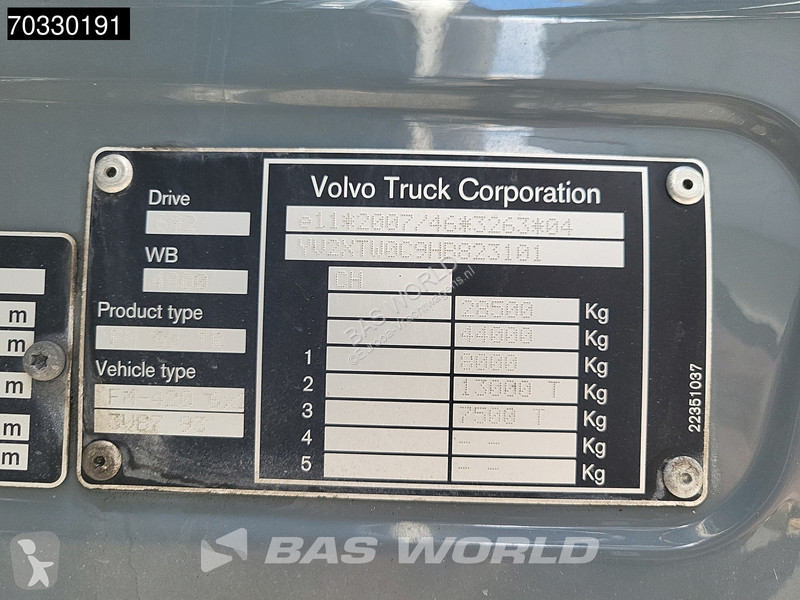 شاحنة Volvo 420 6X2 Curtainsides 2500kg...