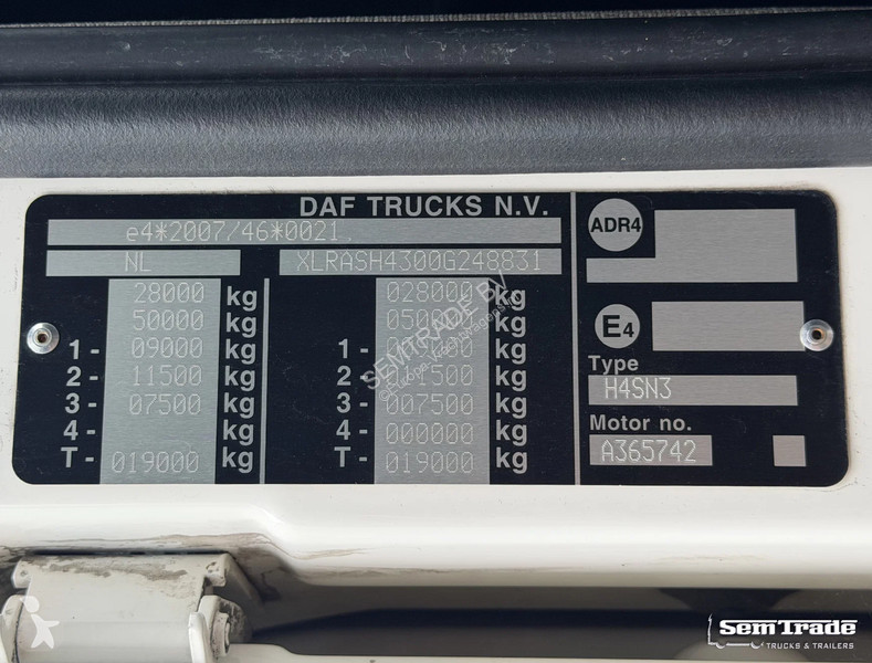 شاحنة DAF 480 SSC FAR CARRIER TRS COOLING...